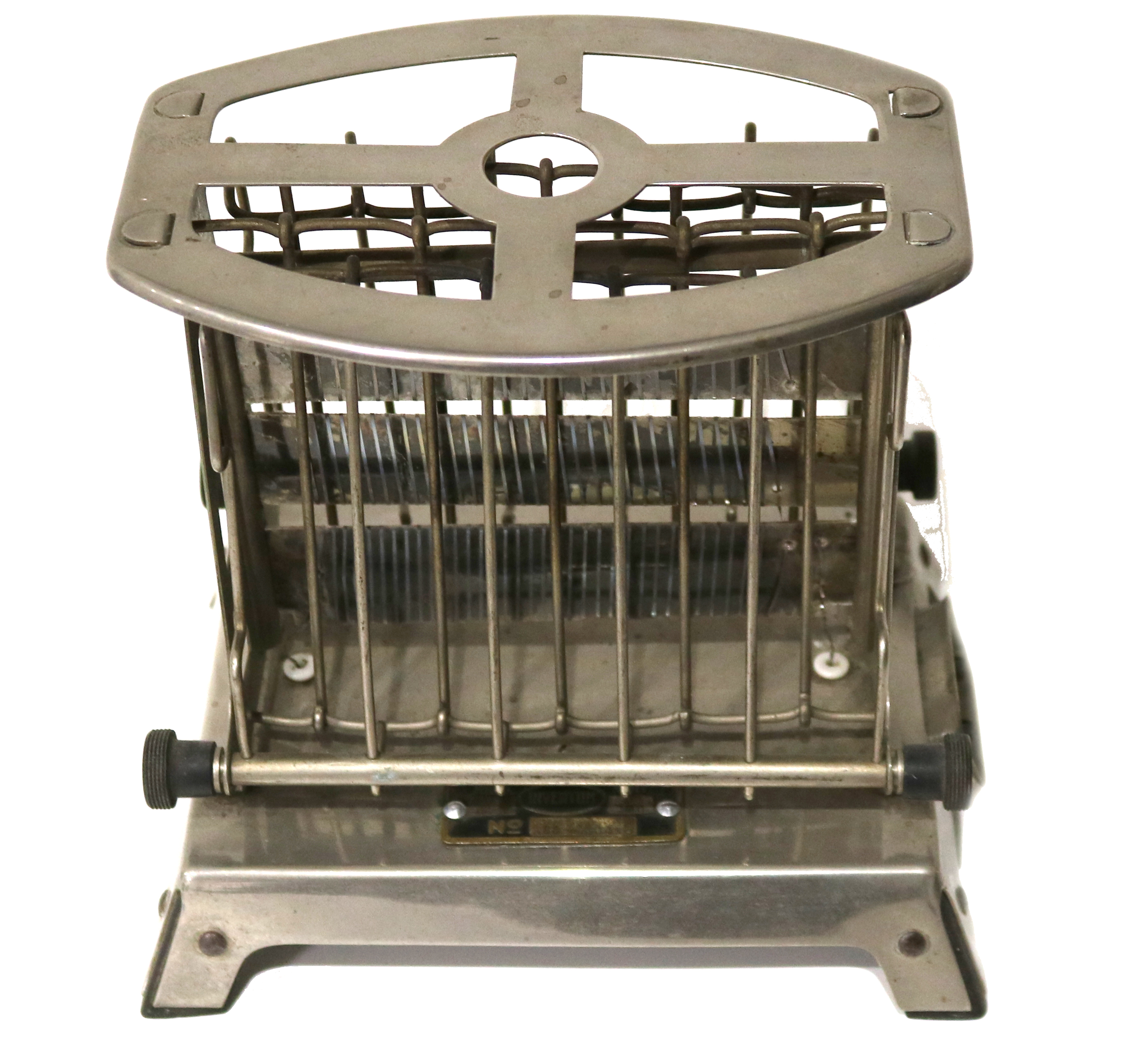 Toaster bzw.original Brotröster "INVENTUM"  um 1920, aus Holland ( ((über 30 verschiedene DEKO-Toaster)